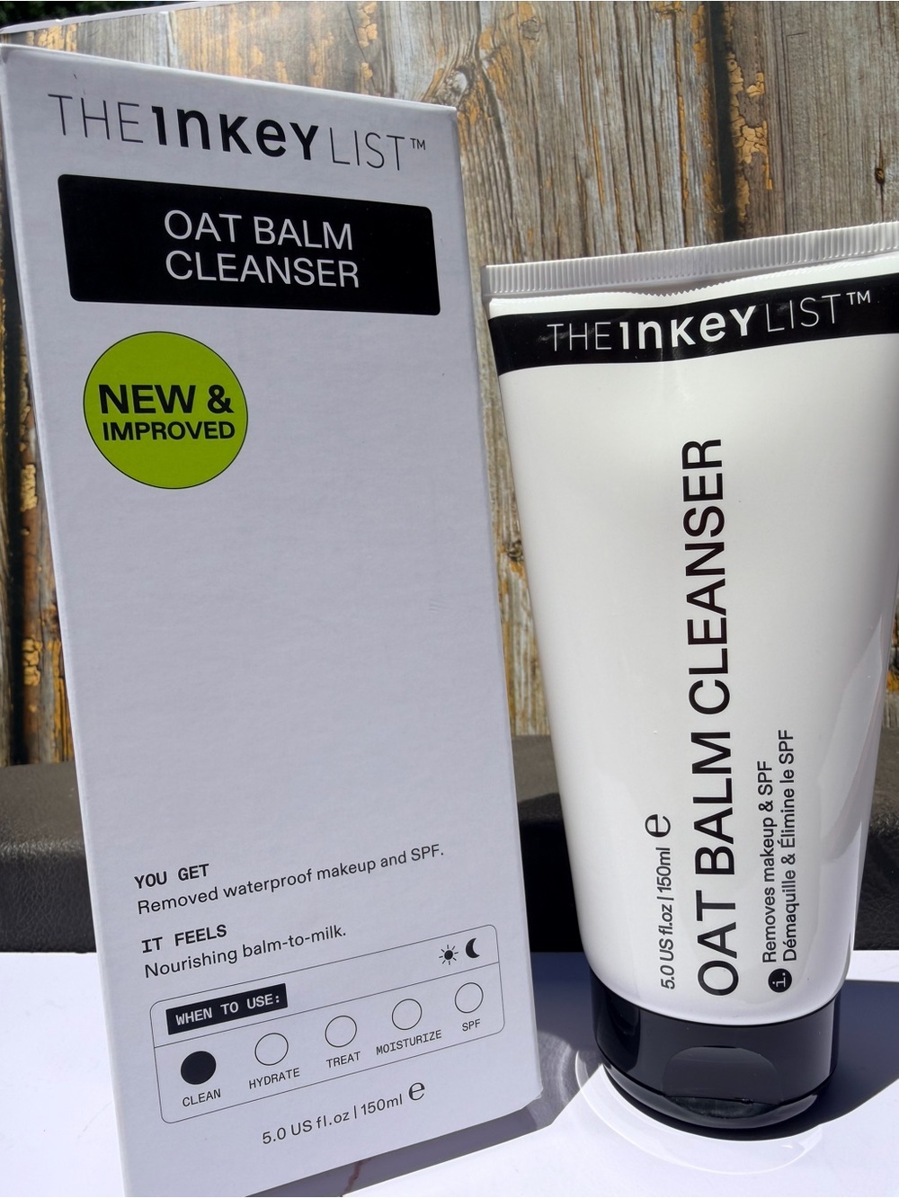 The INKEY List Oat Balm Cleanser - White